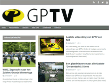 Tablet Screenshot of gptv.nl